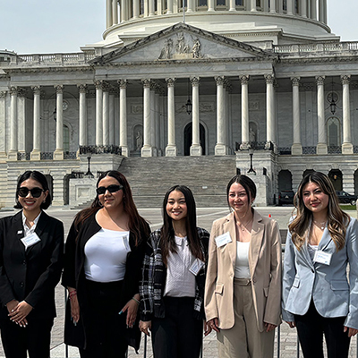 UCAN student ambassadors in Washington, D.C.
