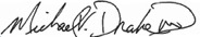 Michael Drake signature