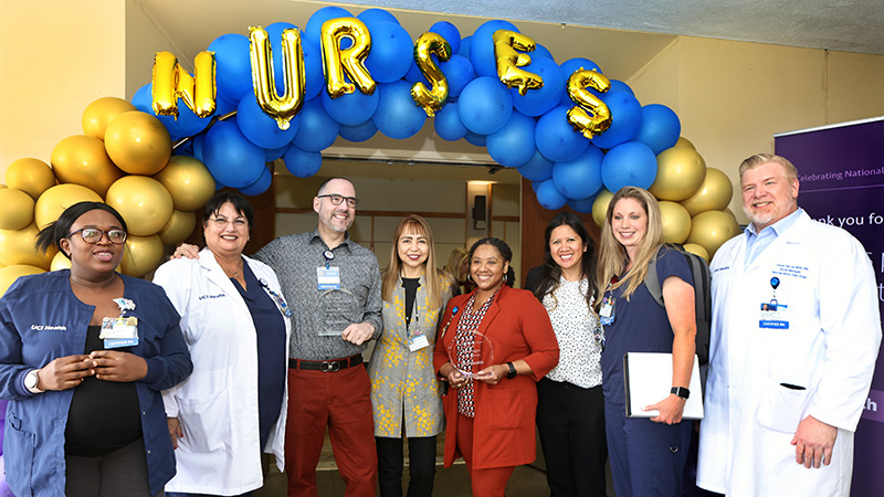 Celebrants at the annual Nursing Excellence Awards, which take place during Nurses Week each year.