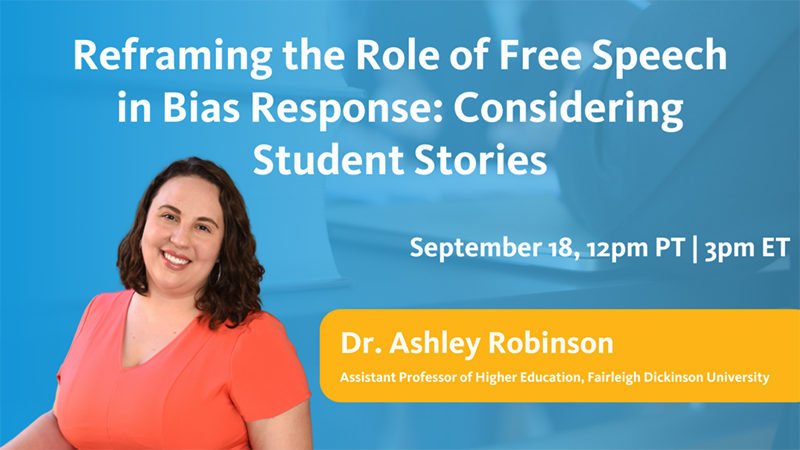 Reframing the Role of Free Speech in Bias Response: Considering Student Stories