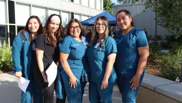 Nurses at the UC Irvine community celebration