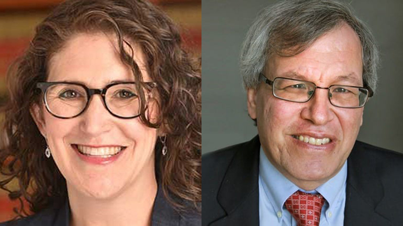 Michelle Deutchman and Erwin Chemerinsky headshots