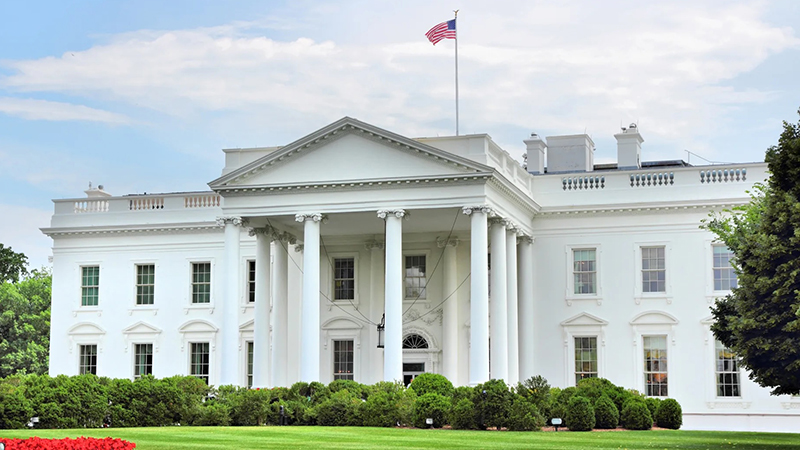 The United States White House building