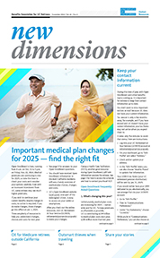 Cover of November New Dimensions