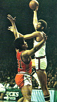 Kareem's signature shot, the skyhook