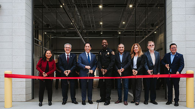 Fire Station ribbon cutting