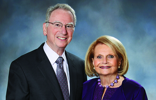 Philanthropists Irwin and Joan Jacobs