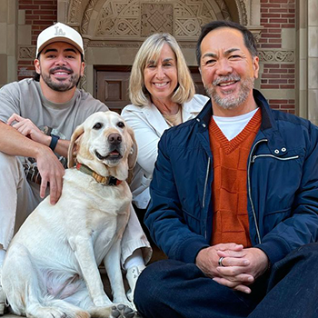 Roxanne Neal, with Brendan, Opal and Chris Palomo