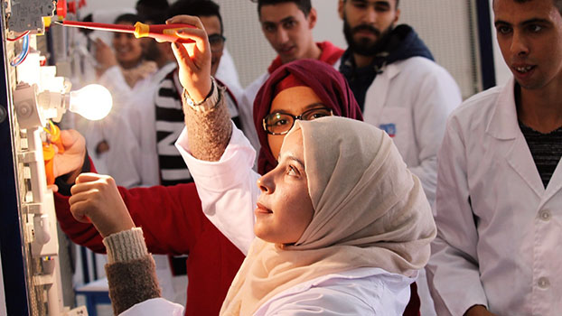 Vocational training through Tunisia JOBS, a USAID program supporting sustainable employment throughout the country. 