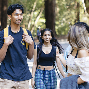 Santa Cruz students on campus