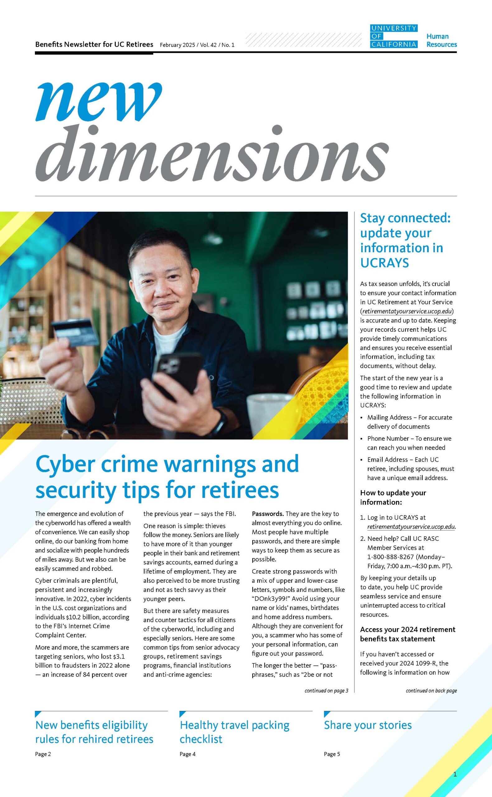 Cover of February New Dimensions