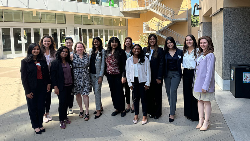 UCI female business students