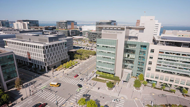 The UCSF Mission Bay medical campus today