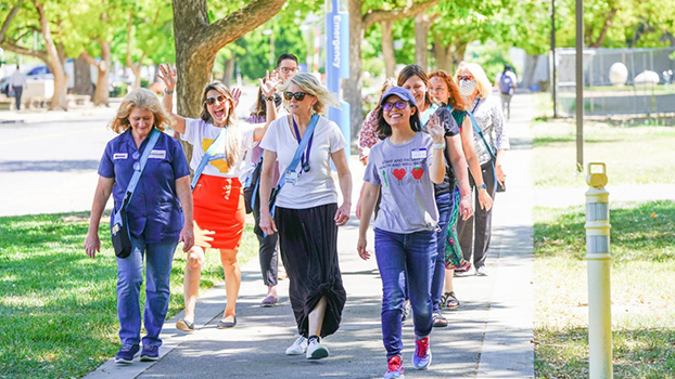 UC Davis staff participate in UC Walks in 2022