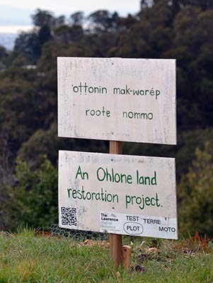 Sign indicating an ottoy restoration project