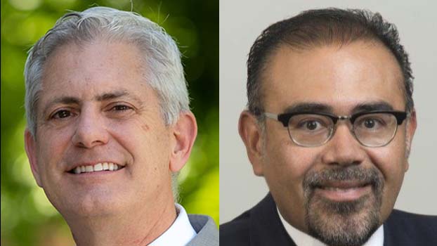 Ron Amodeo, of UC Davis Health, and Santiago Munoz, of UCLA Health,