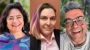 Tammy Campbell, Andrea Graeser and Michael Stephens