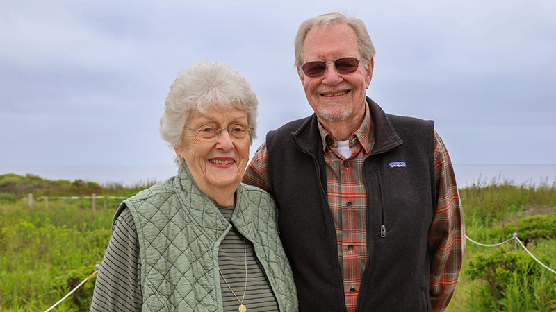 Nancy and her husband, Roland.