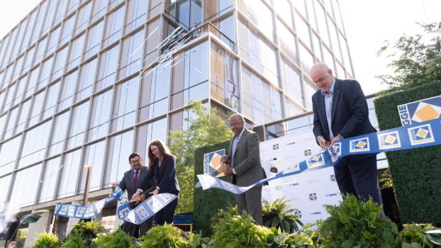 Aggie square ribbon cutting ceremony
