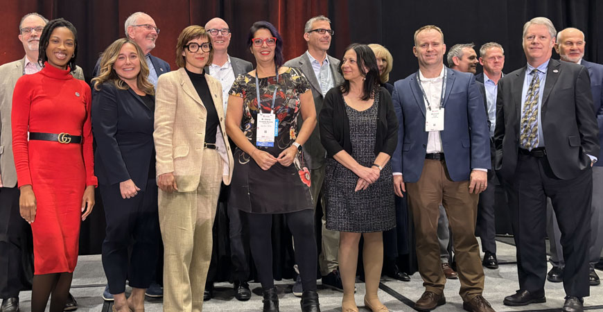 UC Merced's Christiane Spitzmueller (front row, third from left) with other fellows of the American Psychological Association's Society for Industrial and Organizational Psychology.