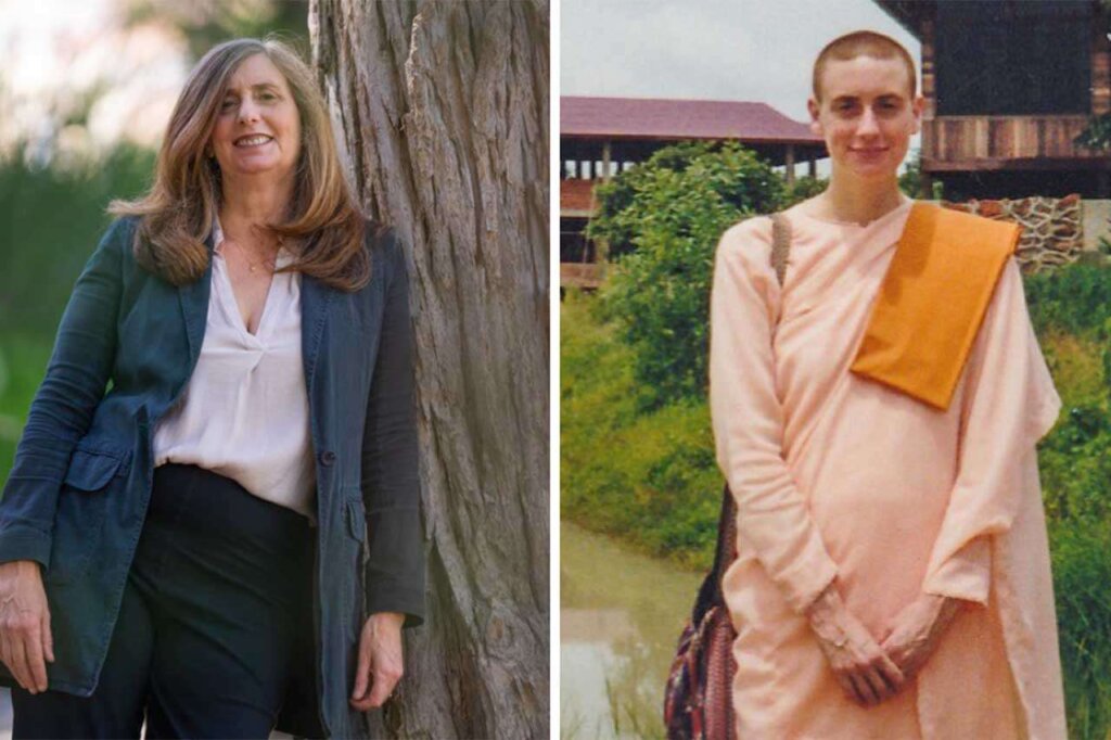 Diana Winston today and in her 20s