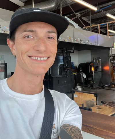 Selfie of a smiling person