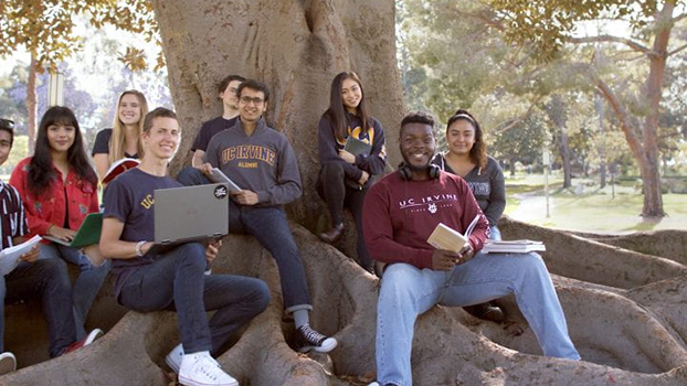 Students in the UC Irvine Brilliant Future program