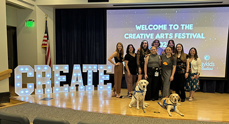 Members of the UC Davis Child Life and Creative Arts Therapy team