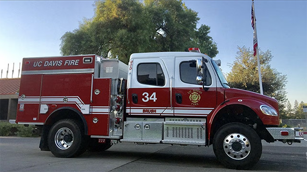 UC Davis fire truck