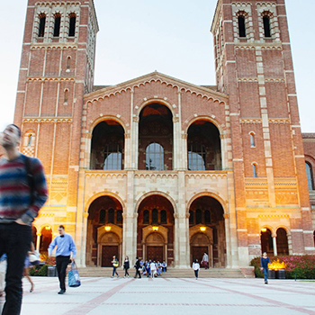 UCLA students on campus