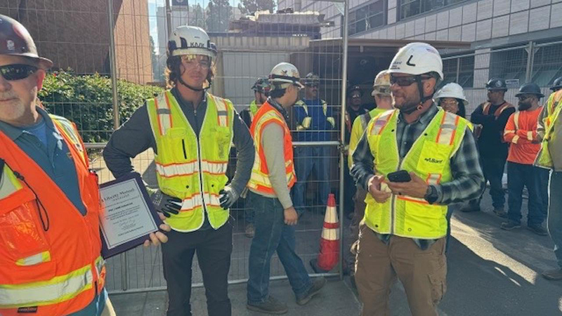 Men in construction gear