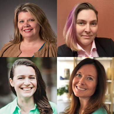 Greta Carl-Halle, Andrea Glaser, Zoé Bolesta Reynolds, Jen Bowser