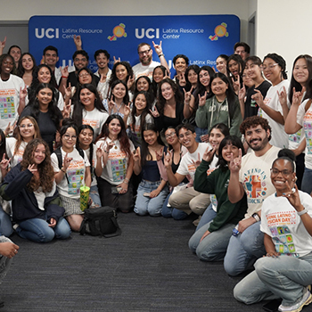 UC Irvine students at the Latinx Resource Center