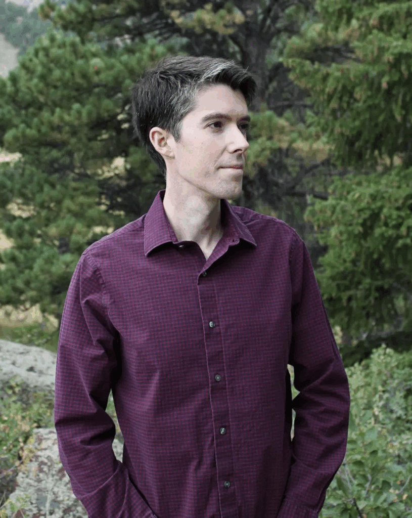 Daniel in a pine forest