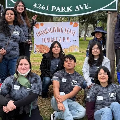 Group of students in a park