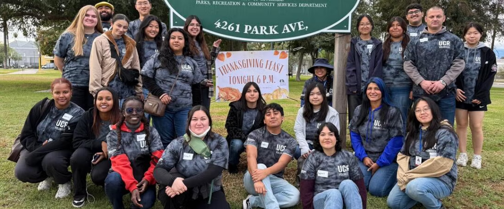 Group of students in a park