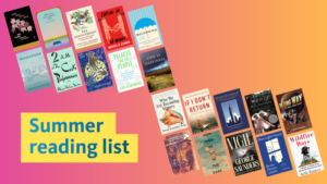 Summer reading list