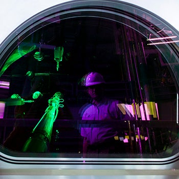 Research equipment at Lawrence Livermore National Lab