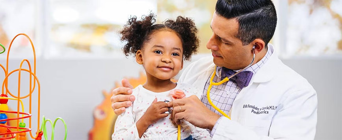 Doctor examining patient